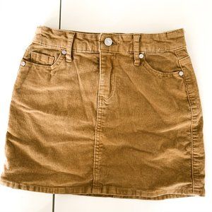 Girls mustard skirt
